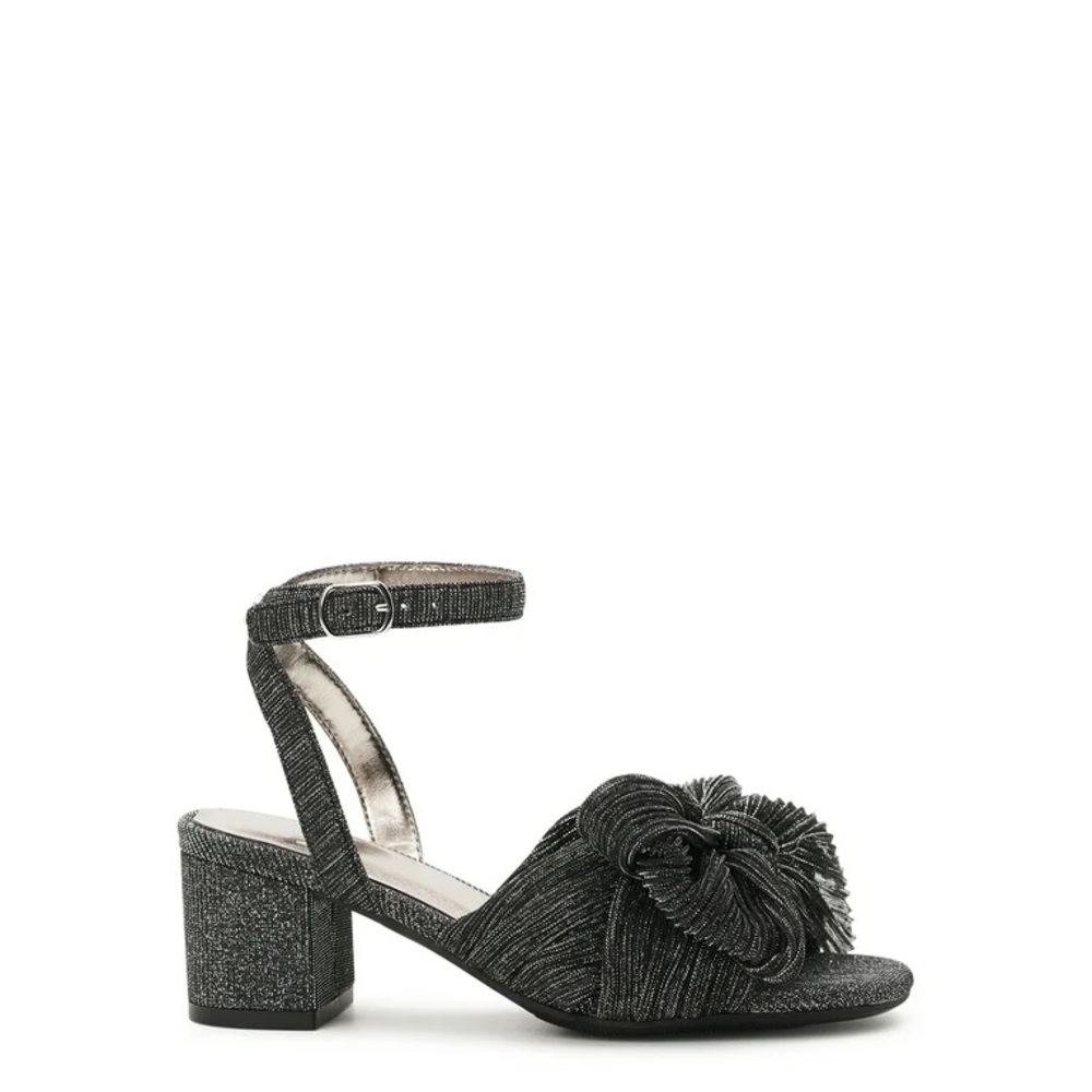 NWT Madden NYC Big Girls Size 2 Chic Black Dress Pump With Bow